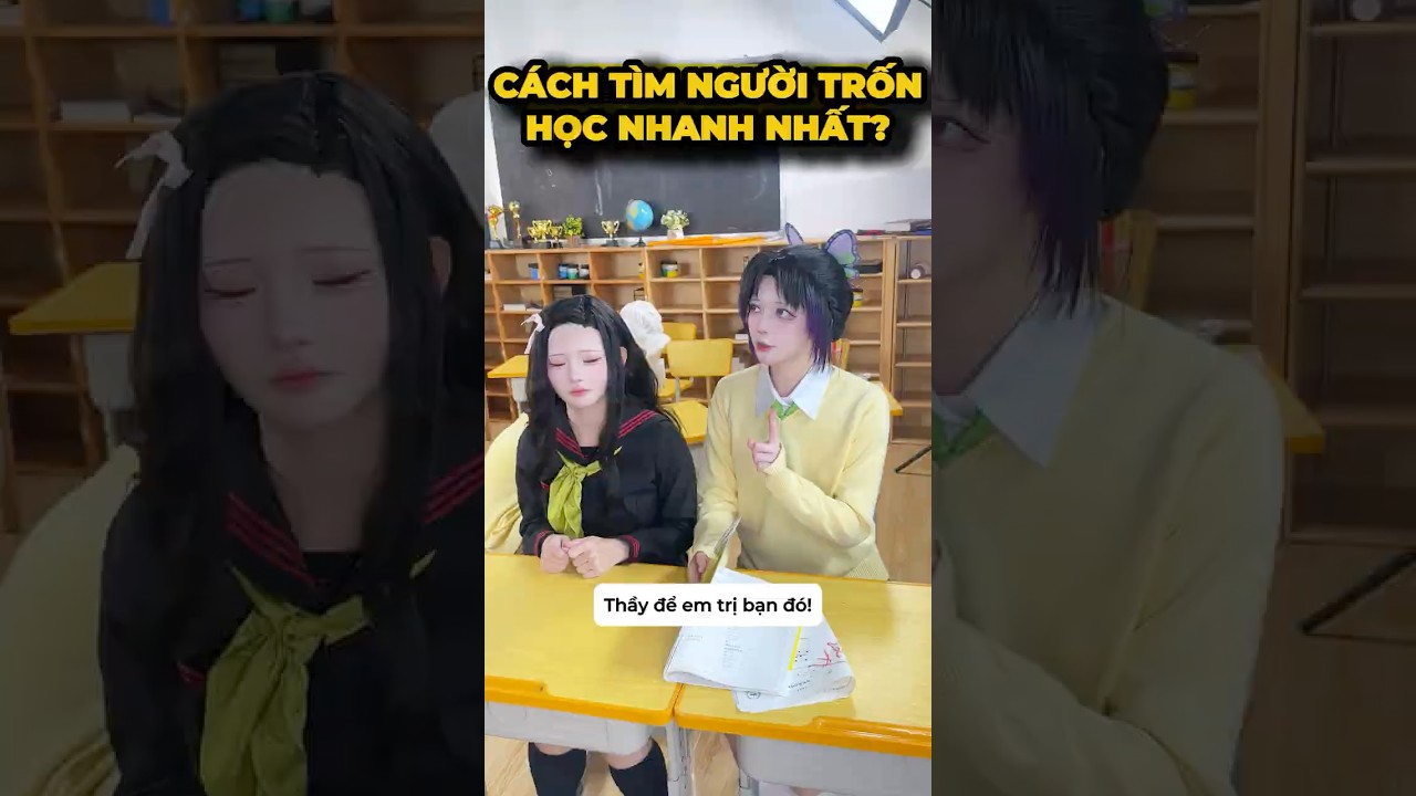 Cách trị mấy bạn trốn học🥹-Lớp học Diệt Quỷ #cosplay #shorts #minnacosplay