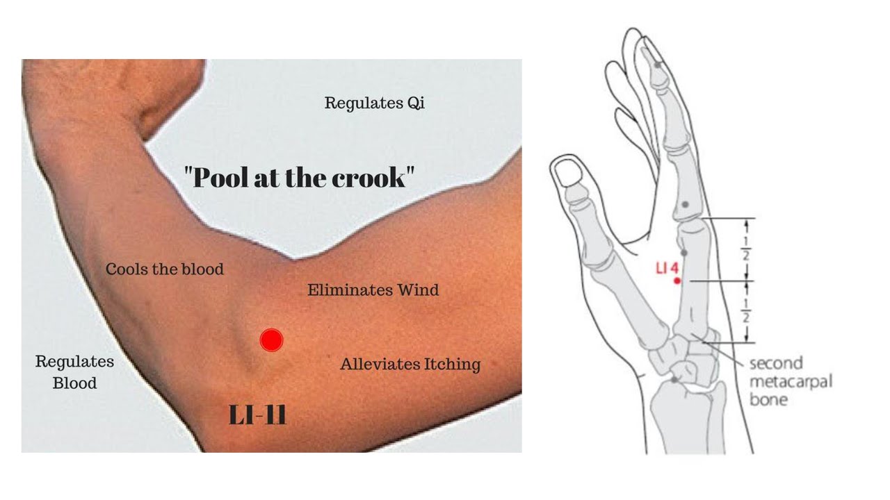 MA DAN YANG HEAVENLY STAR POINTS LI11 & LI4
