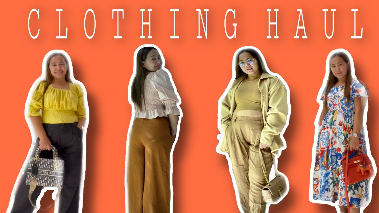 CLOTHING HAUL TRYON Clothing Haul Shopee Finds Mom Jy YouTube