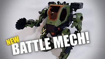 1/18th Scale BATTLE MECH! Cool NEW Soldier Force Action Figure Vehicle from Chap Mei!