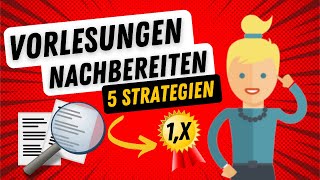 Vorlesungen nachbereiten: Die Top 5 Strategien für fabelhafte Noten 📝