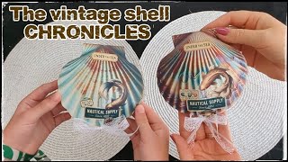 The vintage shell CHRONICLES: a story by Miss Cassie studio & Crafts by Liuba 🐚🤩🪸😂