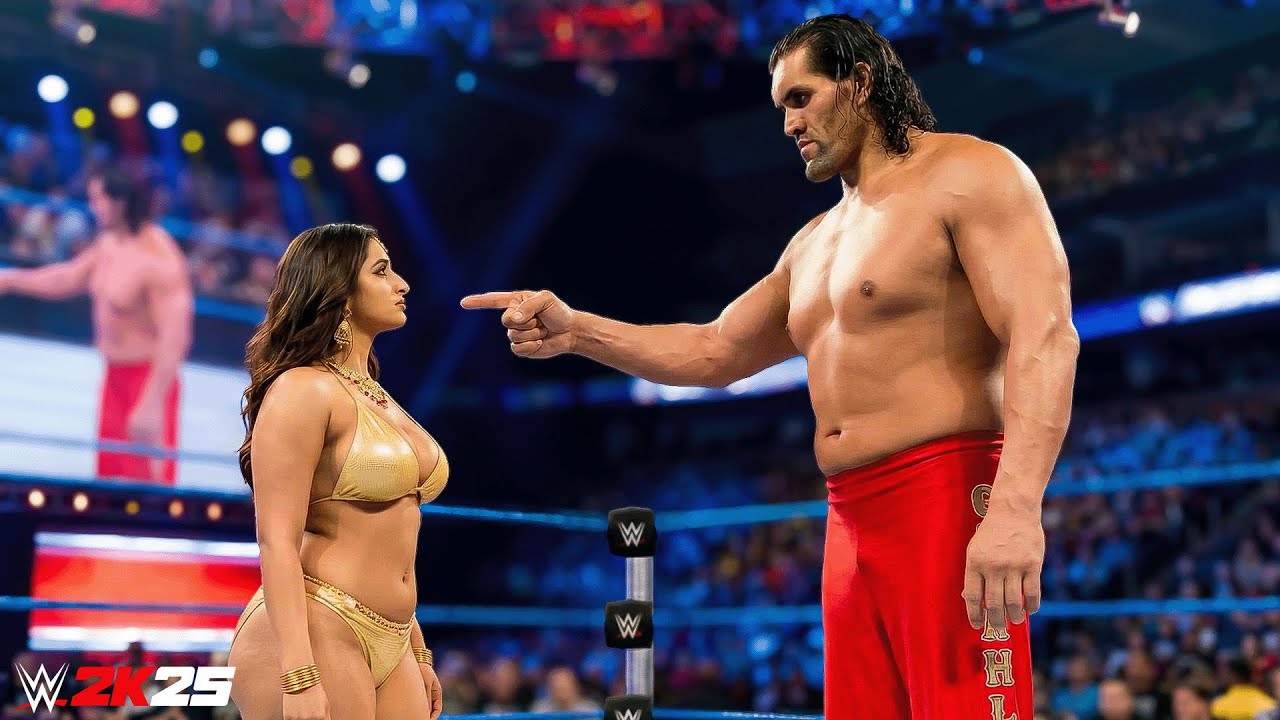 WWE LIVE MATCH : KHALI VS INDIAN QUEEN FIGHT STREAM 12