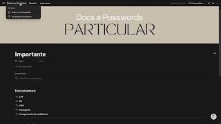 DOC E SENHAS