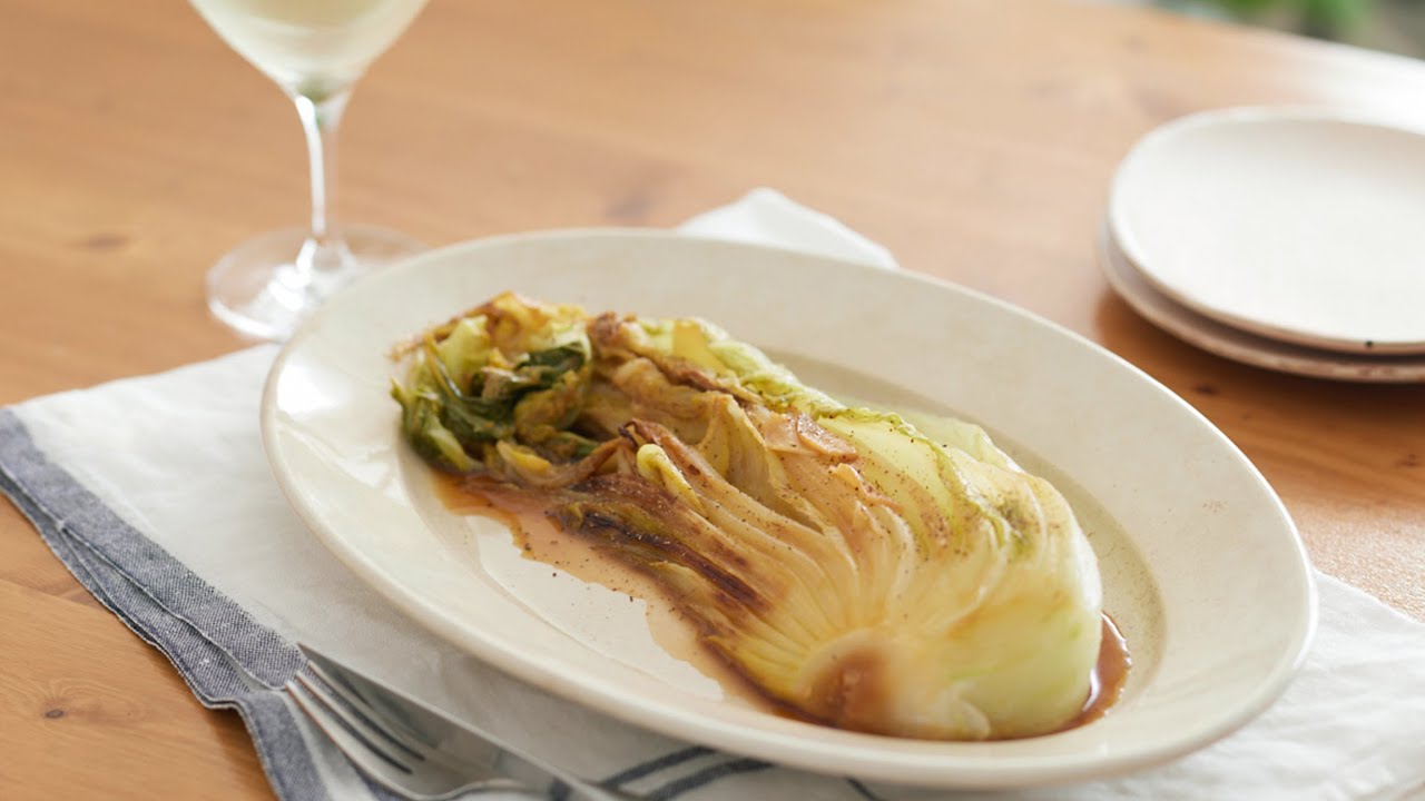【白菜ステーキ】白菜が主役になる！旨みを引き出す焼き方！これでもう白菜あまりません！