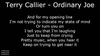 Northern Soul - Terry Callier - Ordinary Joe - With Lyrics