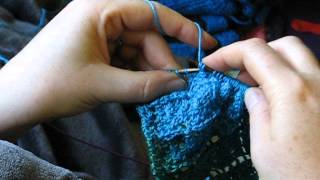 A bright cluster 3 wrapped stitch tutorial knit continental
