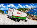 “School Bus & Trucks vs Giant Ladder – 0% Survival Crash Test! | BeamNG.drive”