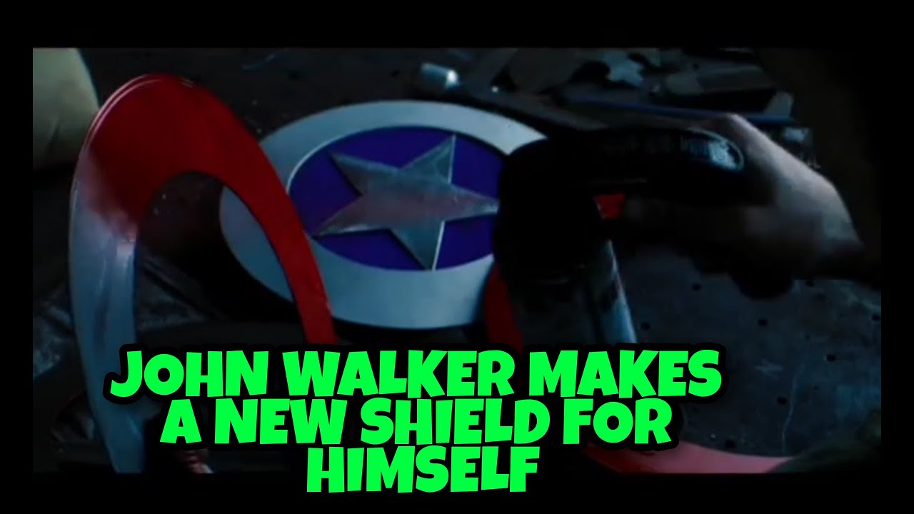 JOHN WALKER MAKES A NEW SHIELD FOR HIMSELF || FALCON AND THE WINTER SOLDIER CLIPS