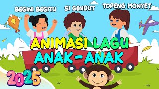 Download lagu 12 ANIMASI LAGU ANAK INDONESIA ♪ LAGU ANAK LUCU ♪ | SI GENDUT | BEGINI BEGITU | TOPENG MONYET