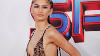 Zendaya Stockings Pantyhose Tights Bikini Nylon Lingerie Bodysuit Mini Skirt