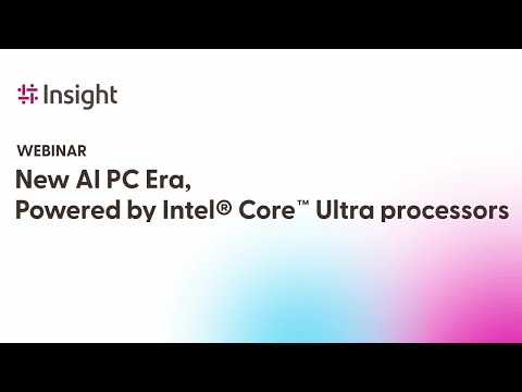 New AI PC Era, Powered by Intel Core Ultra Processors - video from Datalink