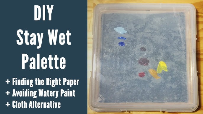 Easy DIY Wet Palette for Acrylic Painting