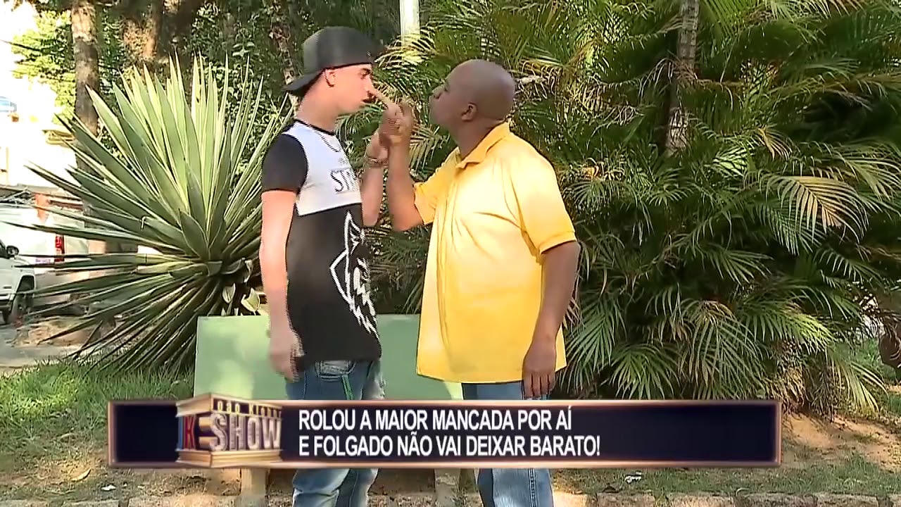Pegadinha Toninho Folgado acusa pedestre de dar mancada na quebrada ...