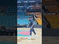 Anthony Edwards testing his left knee in various scoring scenarios 2.5 hours before Game 1.