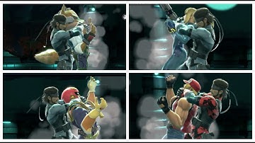 SSBU: Snake Down Throw on Everyone (Including Sora)