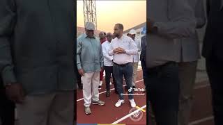 FÉLIX ANTOINE TSHISEKEDI VISITE LES TRAVAUX DE CONSTRUCTION DE STADE