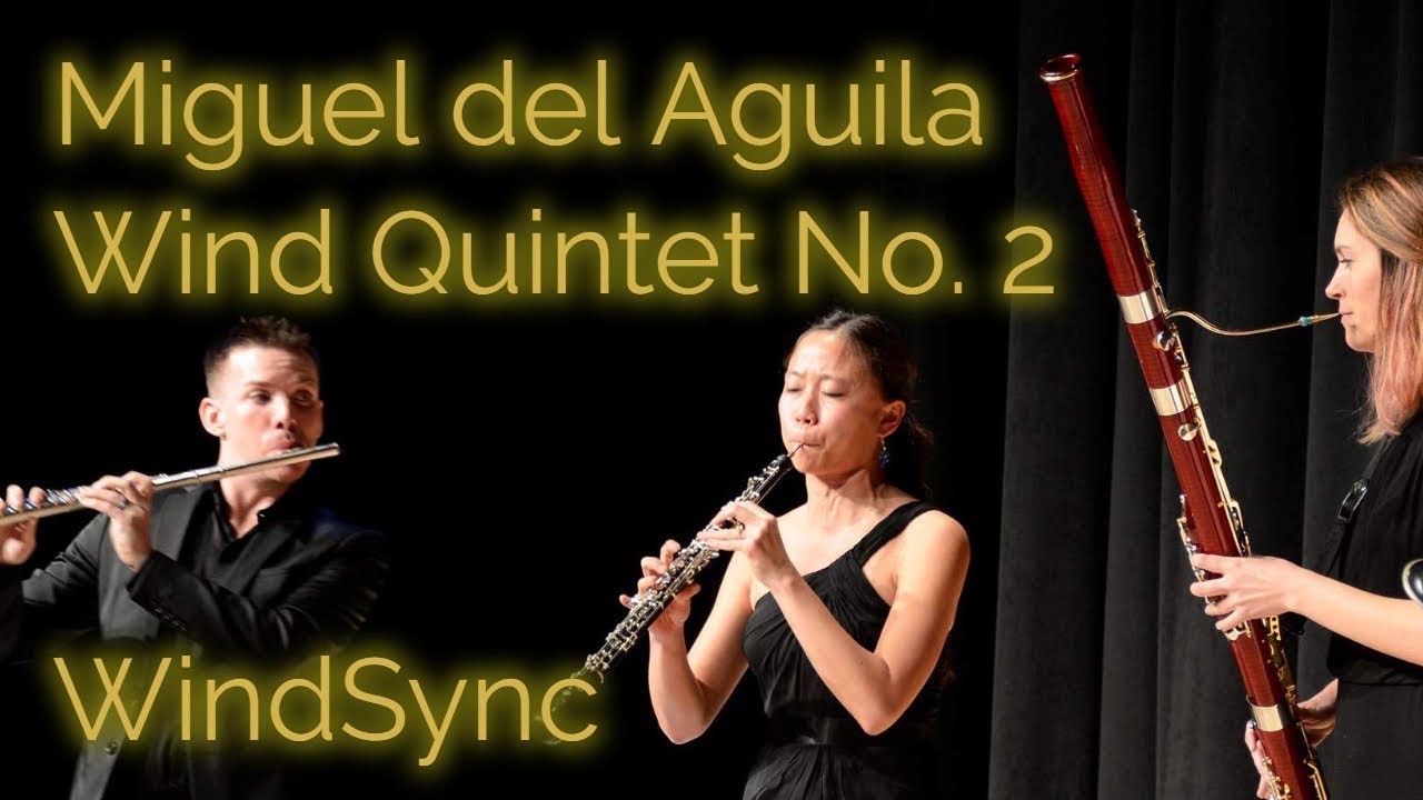 WIND QUINTET No 2 Miguel del Aguila WindSync for wind quintet flute oboe horn bassoon