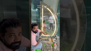 Led mirror best quality mirror good price hkglasspainting 7708560312Noor #chennai s #roundwallmirror