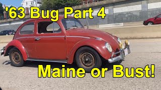 1963 VW Beetle ROAD TRIP - Maine or Bust!