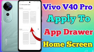Vivo V40 Pro 5g App Drawer Setting Kaise On Kare // How To App Drawer Setting On Vivo V40 Pro 5g
