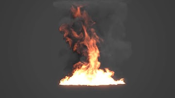 PhoenixFD 2.2 RnD: Fire with smoke