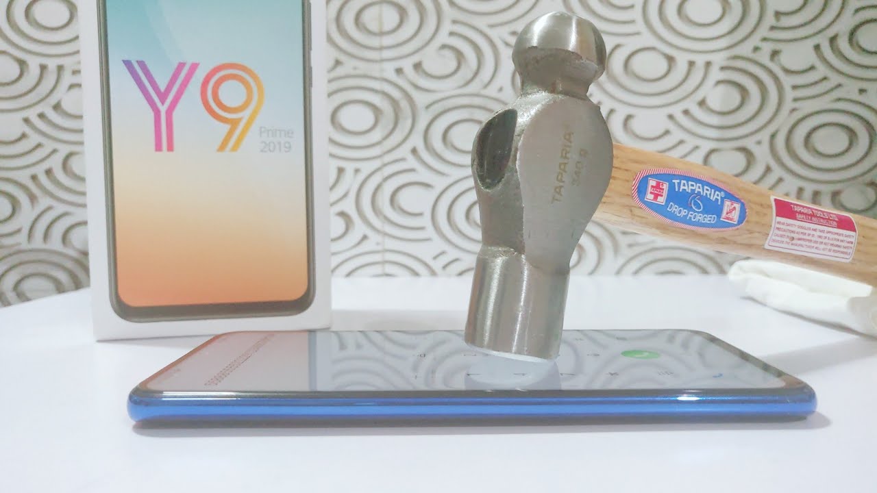 Huawei Y9 Prime 2019 Screen Scratch Test Gorilla Glass🔨🔨 YouTube