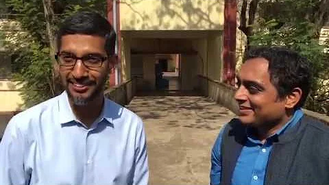 Sundar Pichai interview Google CEO talk on his first visit to his college, IIT Kharagpur