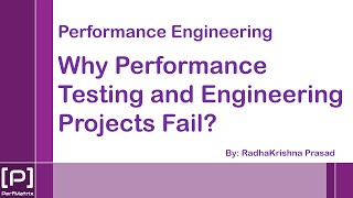 Why Performance Testing and Engineering Projects Fail? By RadhaKrishna Prasad screenshot 4