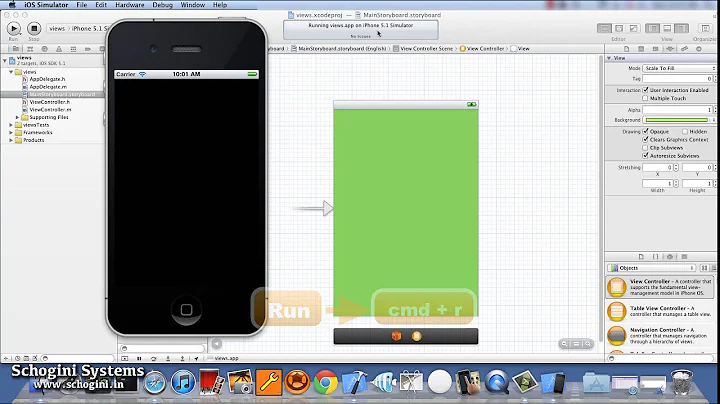 05 06 Inserting Views to the Screen using XIB in Xcode - iOS Xcode Tutorial Part 05