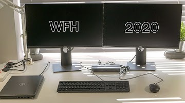 DELL Work From Home Laptop-configuratie met twee schermen