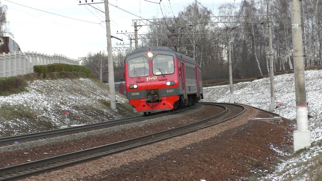 Электрички нара переделкино сегодня. Эд4м 0157. Эд4м Переделкино. Станция Нара Мичуринец. Мичуринец Наро Фоминск электричка.