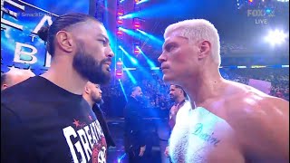 Roman Reigns confronts Cody Rhodes - WWE SmackDown 10\/13\/2023