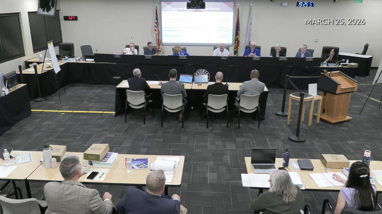 City of Peoria: City Council Budget Study Session - March 25, 2026