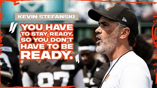 Kevin Stefanski Press Conference: You have to stay ready, so you don't have to be ready