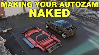 Naked Autozam AZ-1. An In depth how-to for each body part + I am incredibly stupid