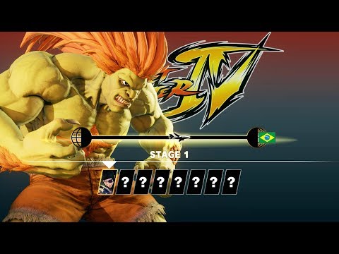 SFV AE - Blanka Arcade Mode (Full) [Street Fighter 4 Path]