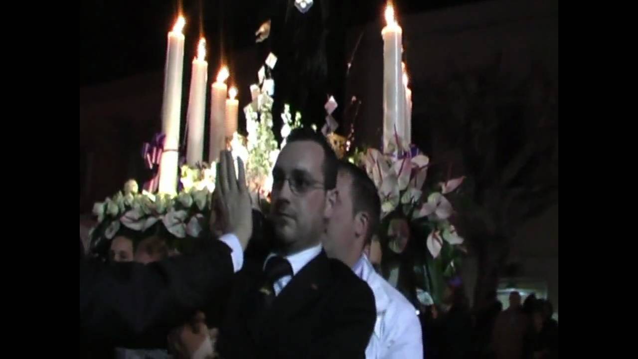 Processione Misteri di Trapani 2009 - Addolorata - Via Fardella - Banda San Vito -