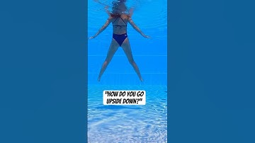 HOW TO go upside down underwater #underwater #dance #pool