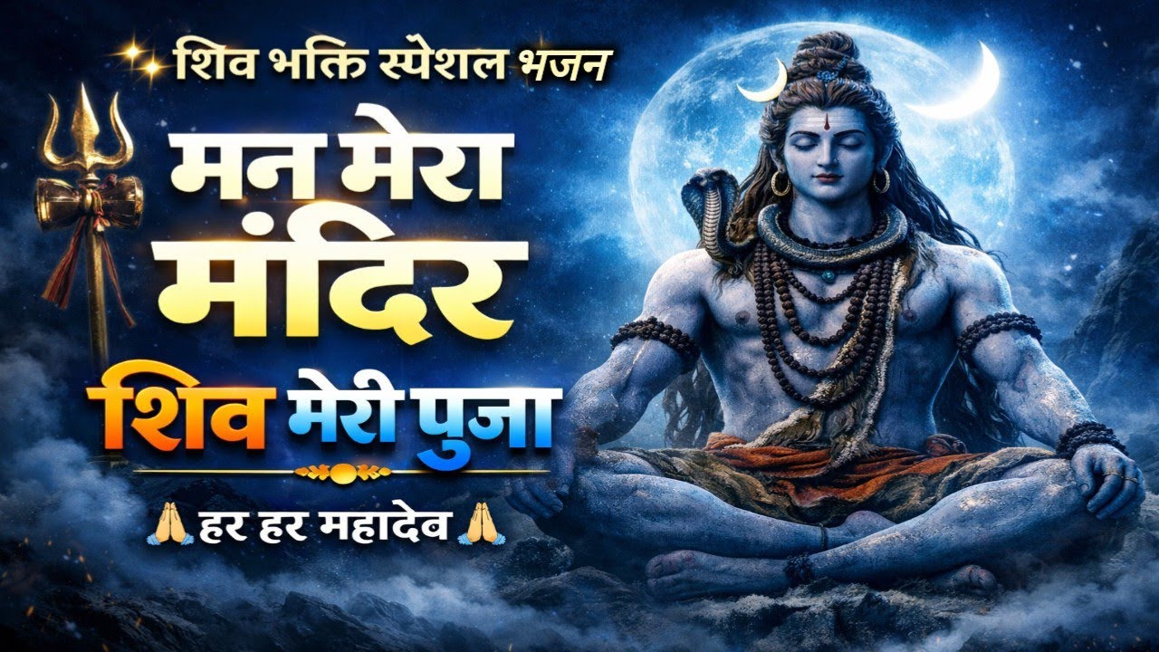 मन मेरा मंदिर शिव मेरी पूजा 🙏 | Heart Touching Shiv Bhajan | Om Namah Shivaya 