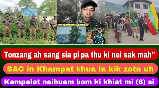 SAC in Khampat la kik zota,Tonzang sang sia pia thu ki nei sak
