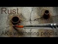 Creating Rust with AK's Weathering Pencils