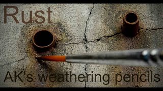 Creating Rust with AK's Weathering Pencils