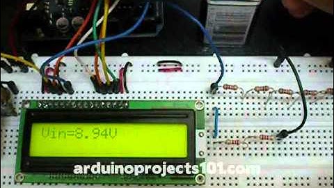 Arduino Projects - Arduino Voltmeter
