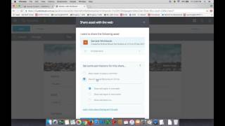 PebblePad: Share with the web