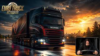 Scania R V8 Open Pipe 🔥 European Deliveries | Euro Truck Simulator 2 - 1.61