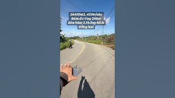 Rẻ quá rẻ!đ đất mặt tiền đường nhựa mà có450tr/1000m2 bàu hàm 2 thống nhất đồng nai #batdongsan