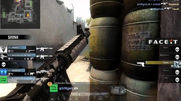 Inferno ace - m4 spraydown through smoke - Counter-Strike: Global Offensive