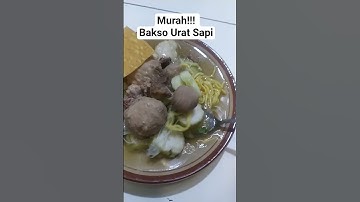 Murah‼️ Bakso Urat Sapi Enak Banget🔥 #baksourat #baksoviral #kulinerindonesia #shortvideo #shorts