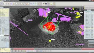 Highlight difference between two point clouds